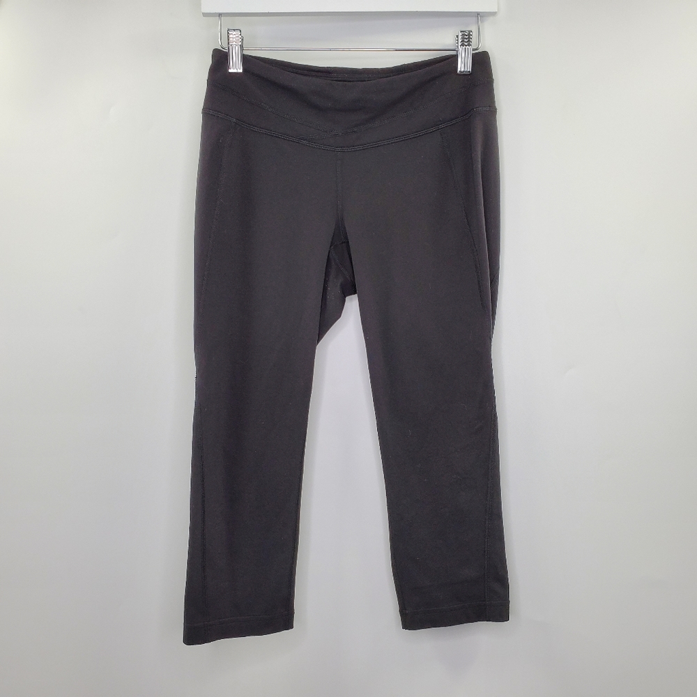 Lucy Power Max Black Cropped Leggings Yoga Workout